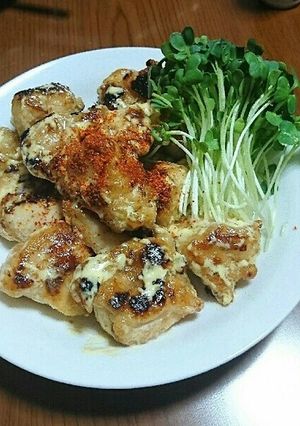 うまっ！鶏胸肉のふわかりマヨネーズ焼き♪-レシピのメイン写真