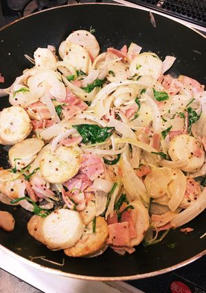 旬の里芋で♬*゜ジャーマンポテト風♡-レシピのメイン写真