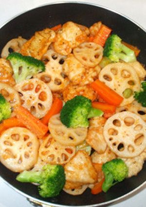 冬野菜でラタトゥイユ♪簡単・蓮根・人参-レシピのメイン写真