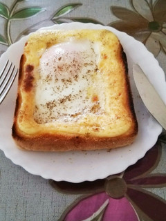 簡単!美味しい♪卵トースト-レシピのメイン写真