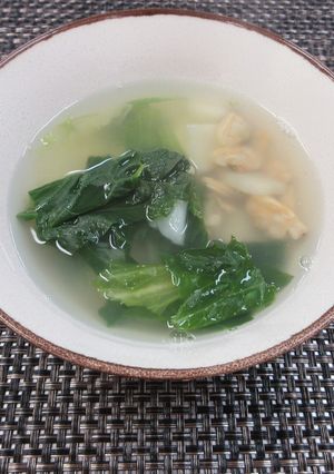 あさりとレタスのスープ-レシピのメイン写真
