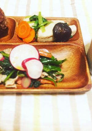 シャキシャキ☆ラディッシュのピリ辛炒め♪-レシピのメイン写真