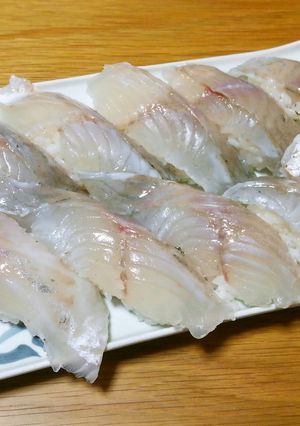 ヘダイの握り-レシピのメイン写真