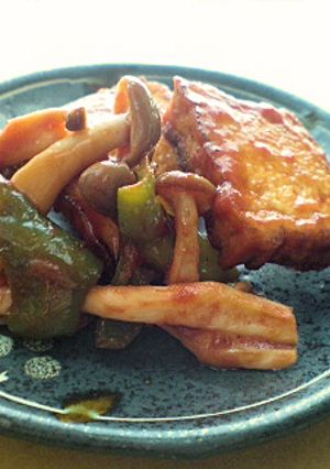 しめじと厚揚げのケチャップバター焼き-レシピのメイン写真