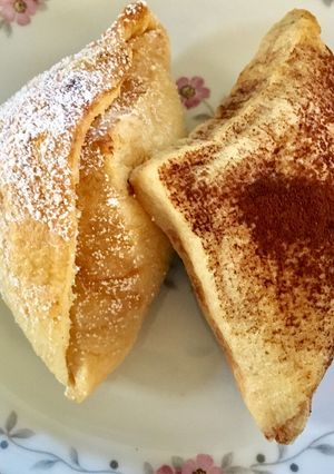 低糖質 三角クリームパイ風 油揚げ-レシピのメイン写真