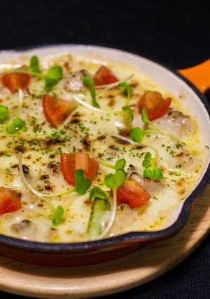 【簡単】鶏肉とシーフードミックスグラタン-レシピのメイン写真