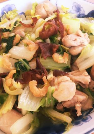 簡単☆干しえびと鶏肉と白菜のポカポカ煮-レシピのメイン写真