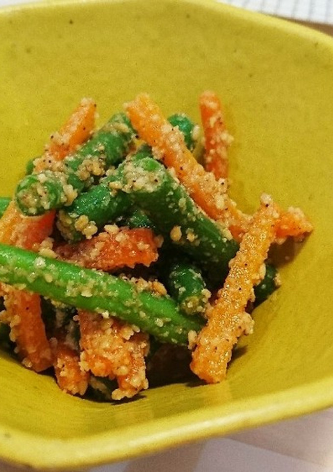 いんげんとにんじんのごま和え-レシピのメイン写真