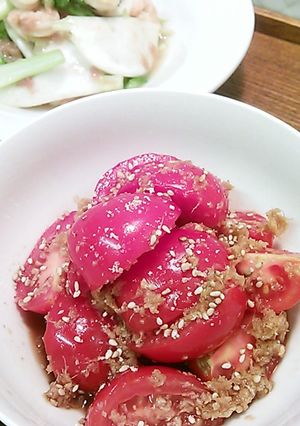 トマト生姜和え-レシピのメイン写真