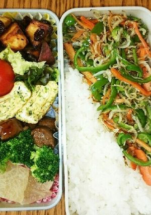 中学生の夜用弁当-レシピのメイン写真