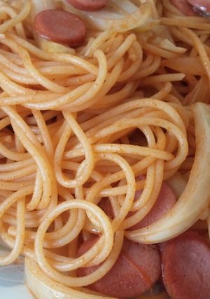 単身赴任向 ナポリタンスパゲティ-レシピのメイン写真