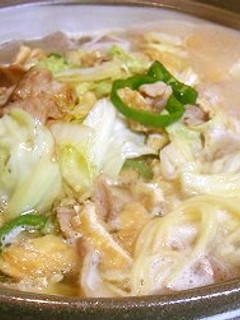 野菜たっぷりで身体が温まるちゃんぽん鍋-レシピのメイン写真