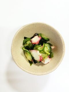 糖質制限 たことわかめの酢の物-レシピのメイン写真