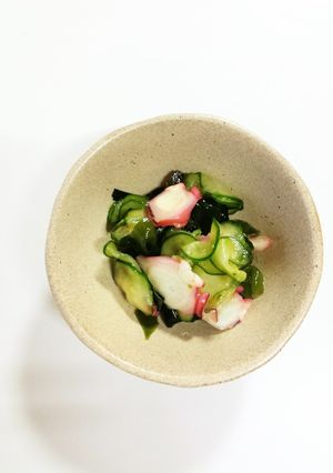 糖質制限　たことわかめの酢の物-レシピのメイン写真