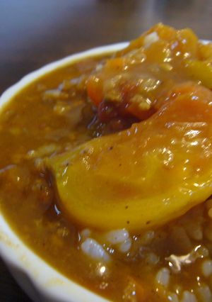 ミートソースで簡単トマトカレー-レシピのメイン写真