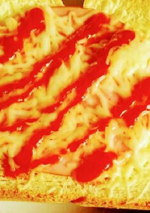 ハムチーズトースト☺朝食おやつ食パン簡単-レシピのメイン写真