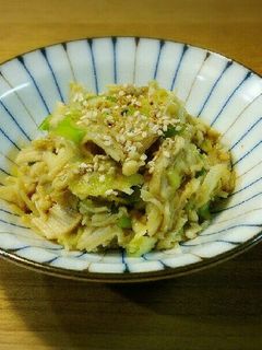 副菜 長ネギ・えのき茸の味噌炒め-レシピのメイン写真
