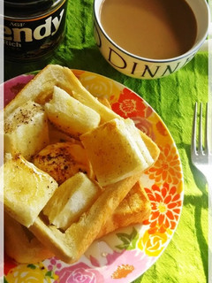 ハニ—トーストdeカフェオレ風味-レシピのメイン写真