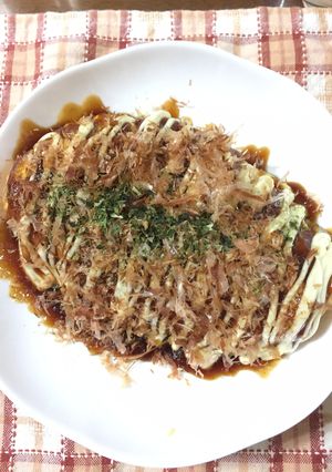 簡単！節約料理！山芋シャキふわとん平焼き-レシピのメイン写真