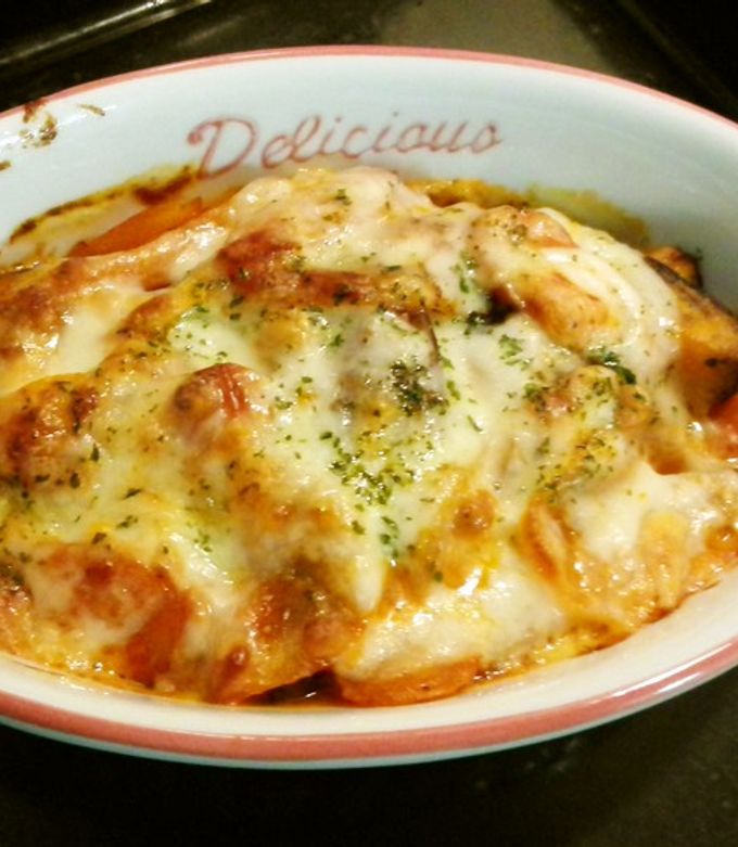 なすとウインナーのチーズ焼き-レシピのメイン写真