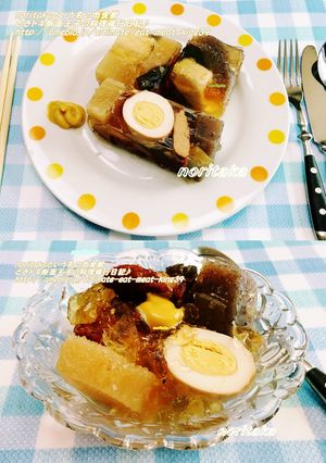 ゼラチンで残り物おでん固めちゃいました！-レシピのメイン写真