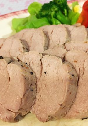 ヘルシーレシピ☆しっとりやわらか豚ヒレ肉-レシピのメイン写真