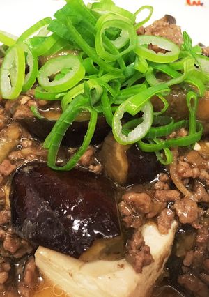 あったまる〜!なすと豆腐のひき肉あんかけ-レシピのメイン写真