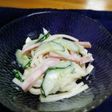 大根とキュウリのマヨ酢和え