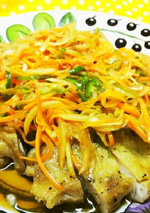 鶏肉の野菜たっぷり南蛮漬け-レシピのメイン写真