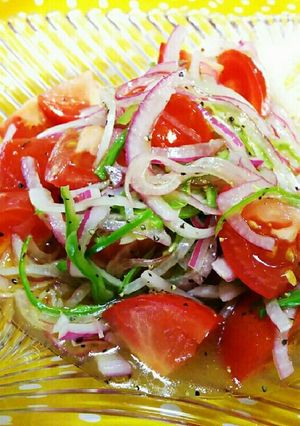 トマトと千切り野菜のさっぱりマリネサラダ-レシピのメイン写真