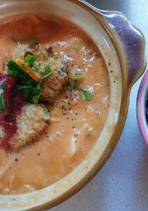 豆乳トマト粥（血管ダイエット食1017）-レシピのメイン写真