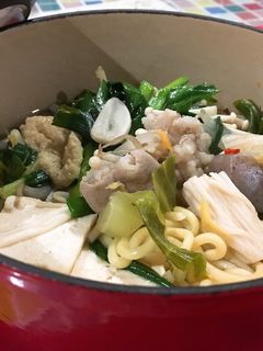 あたただしで簡単★博多もつ鍋おひとり様-レシピのメイン写真