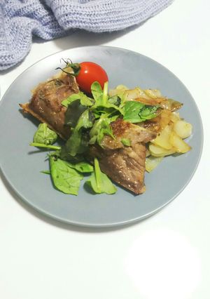 簡単すぎる⭐美味い鮪アゴ肉ステーキ！-レシピのメイン写真