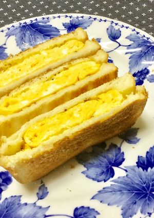 ☆厚焼き卵のトーストサンド☆-レシピのメイン写真