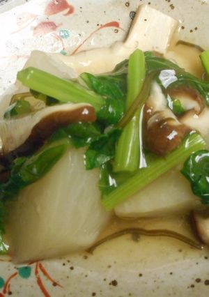糖質ダイエットに...かぶのほっこり煮-レシピのメイン写真