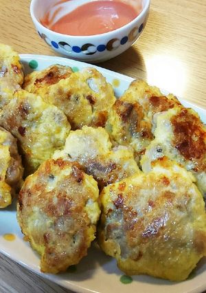 豚コマ肉で簡単ピカタ-レシピのメイン写真