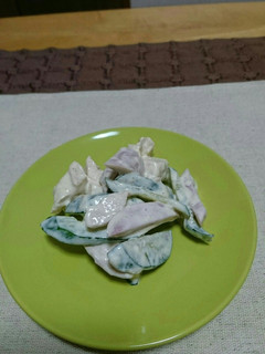 鶏ハムときゅうりと魚肉ソーセージサラダ-レシピのメイン写真