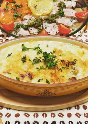 ♡白菜とネギたっぷりの鶏だしグラタン♡-レシピのメイン写真