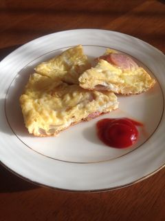 ウィンナー入りチーズオムレツ-レシピのメイン写真