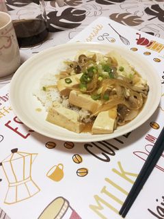 あったまるぅ☆あんかけ豆腐丼-レシピのメイン写真