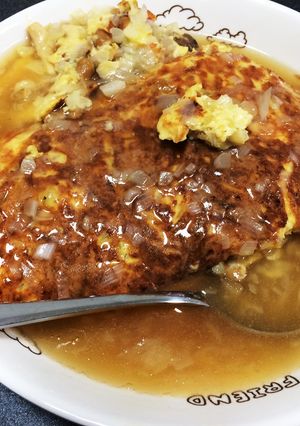 納豆オムレツあんかけ-レシピのメイン写真