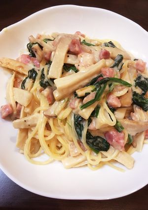 生クリームなし♪クリームパスタ-レシピのメイン写真