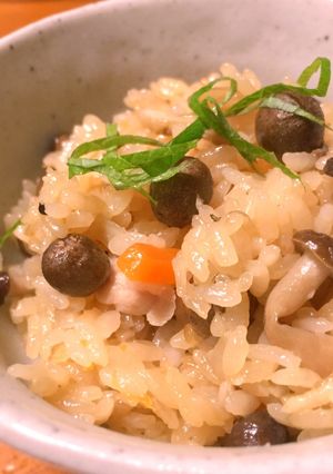 むかご入り♡炊き込みご飯-レシピのメイン写真