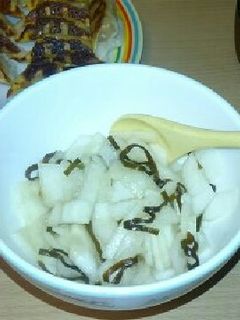 冬瓜の綿の塩昆布和え-レシピのメイン写真