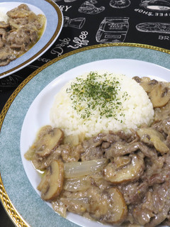【簡単】お手軽ビーフストロガノフ♪-レシピのメイン写真