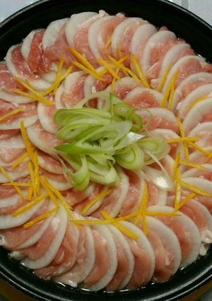 【大根と豚肉のミルフィーユ鍋 簡単】-レシピのメイン写真
