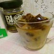 氷コーヒーのカフェオレ