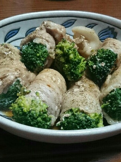 ブロッコリーの肉巻き@バターソテー仕立て-レシピのメイン写真