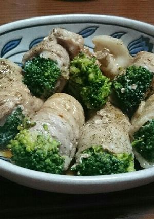 ブロッコリーの肉巻き@バターソテー仕立て-レシピのメイン写真