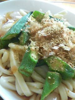 3分クッキング!オクラうどん-レシピのメイン写真